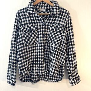 HYFVE‎ Black and White Checkered Jacket